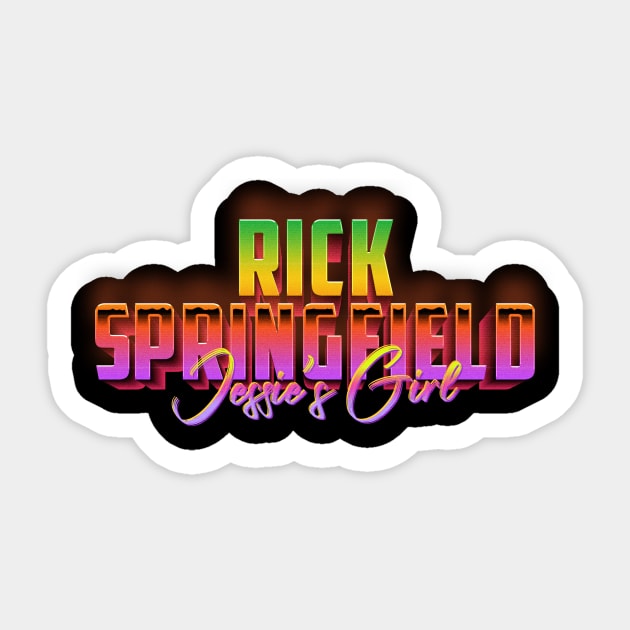 Jessie's Girl Sticker by Solutionoriginal